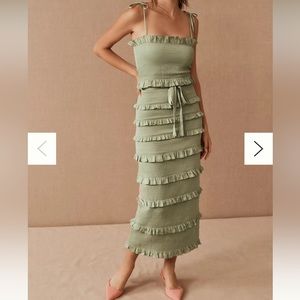 V. Chapman Lily Dress in Sage (anthropology)